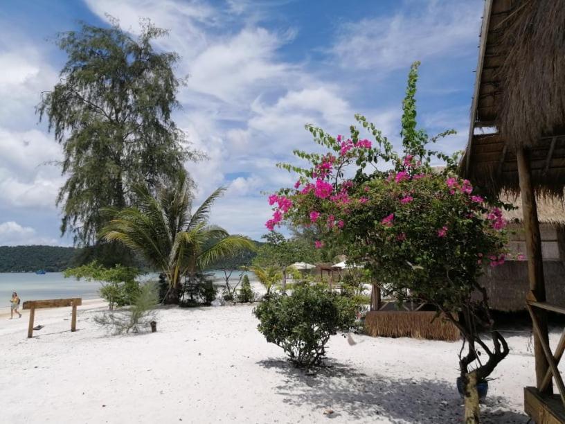 Green Blue Beach Hostel Koh Rong Sanloem Bagian luar foto