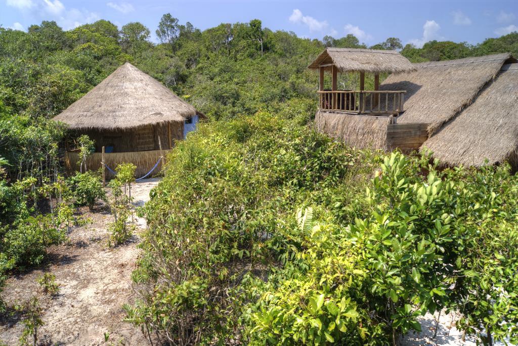 Green Blue Beach Hostel Koh Rong Sanloem Bagian luar foto